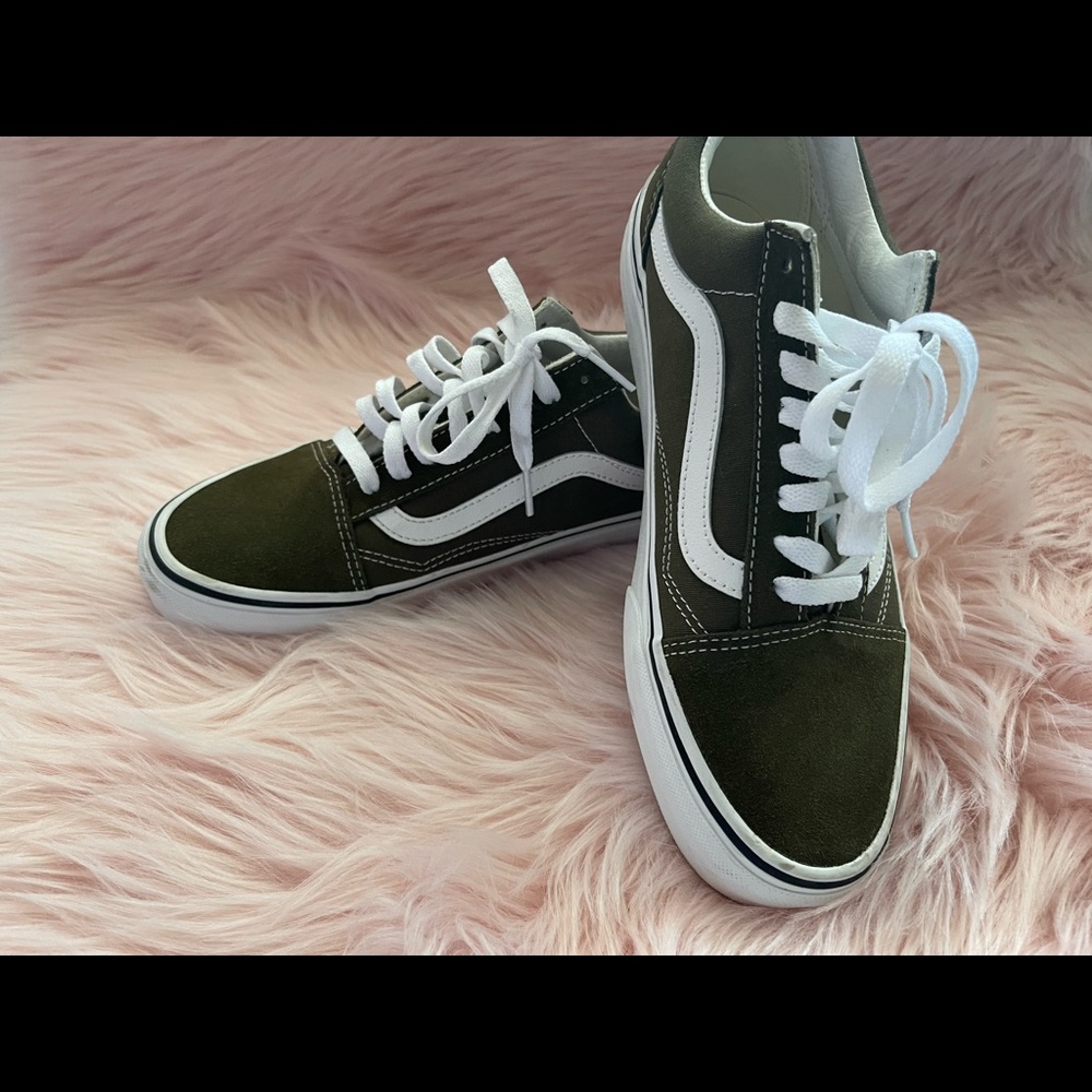 Olive green Vans